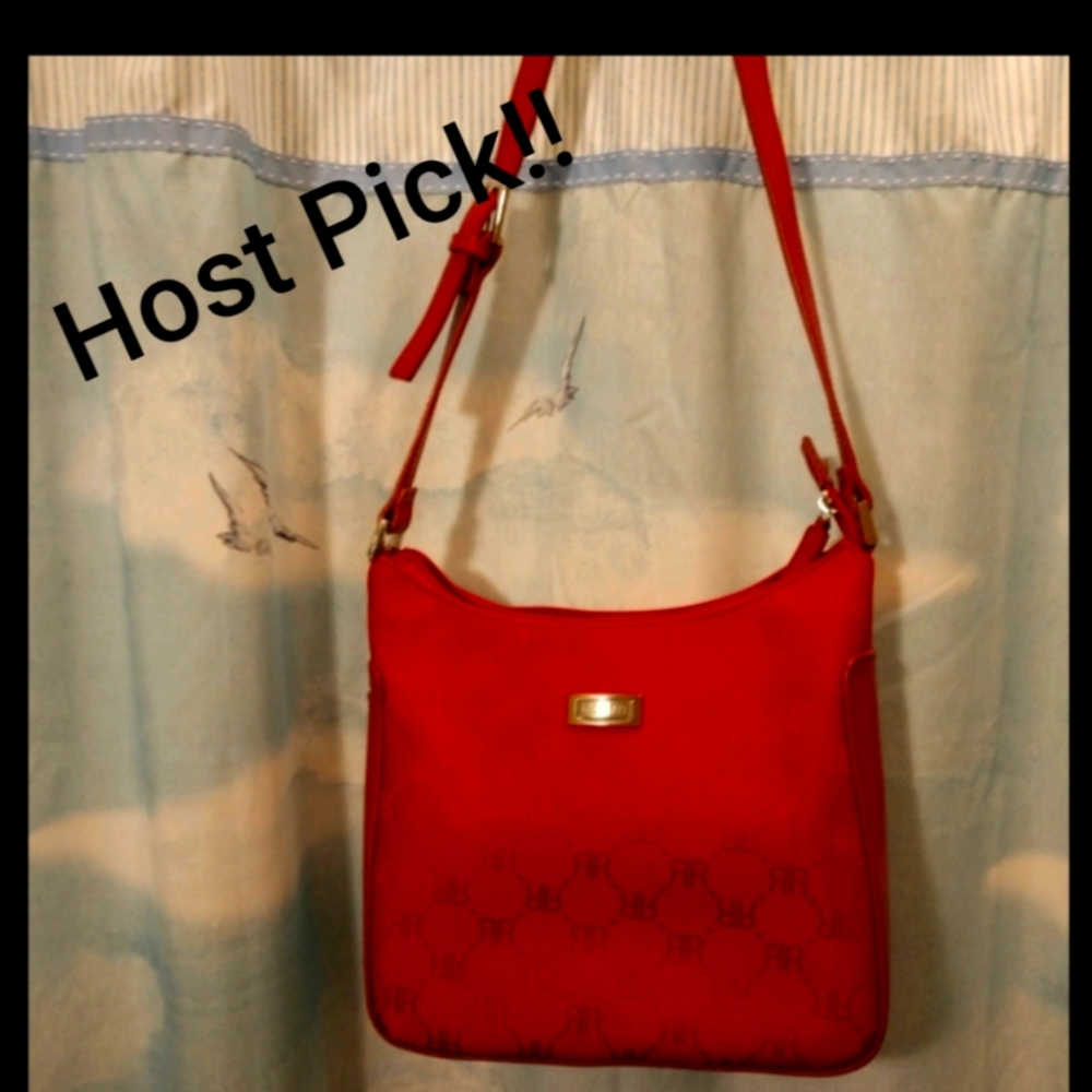 3/$25 📌HOST PICK Rosetti Red Shoulder Handbag EUC